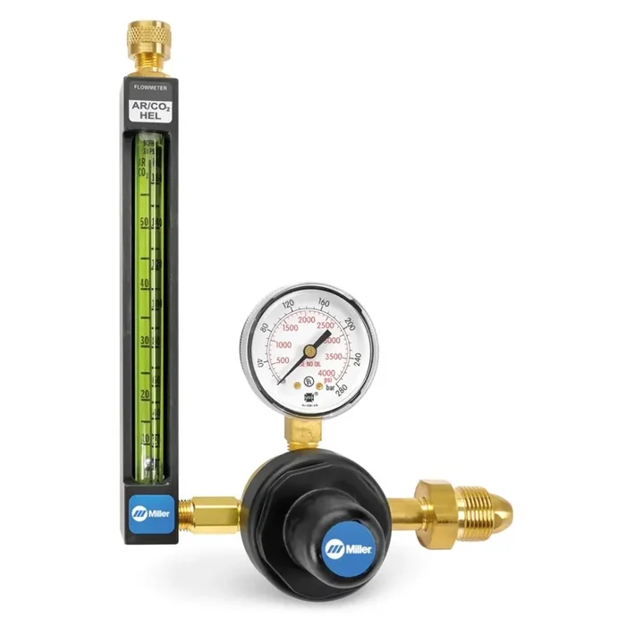 Miller Argon/CO2/Helium Flowmeter Regulator – 30 PSIG