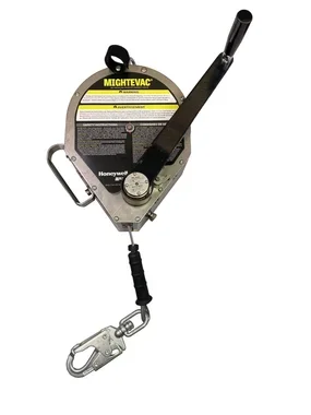 Miller MightEvac+ 100 ft Class 1 Single-Leg SRL w/Swivel Load Indicator Snap Hook Lifeline Connector – MME-OGC1-02/100FT