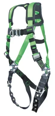 Miller Revolution Construction Harness with Front D-Ring with Front D-Ring Tongue Leg Strap – 3X – R10CNFD-TB/3XLGN