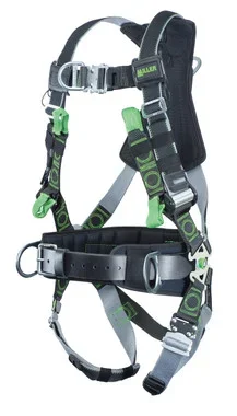 Miller Revolution DualTech Harness with Front & Side D-Rings Quick-Connect Leg Strap & Belt – Universal – RDTFD-QC-BDP/UBK