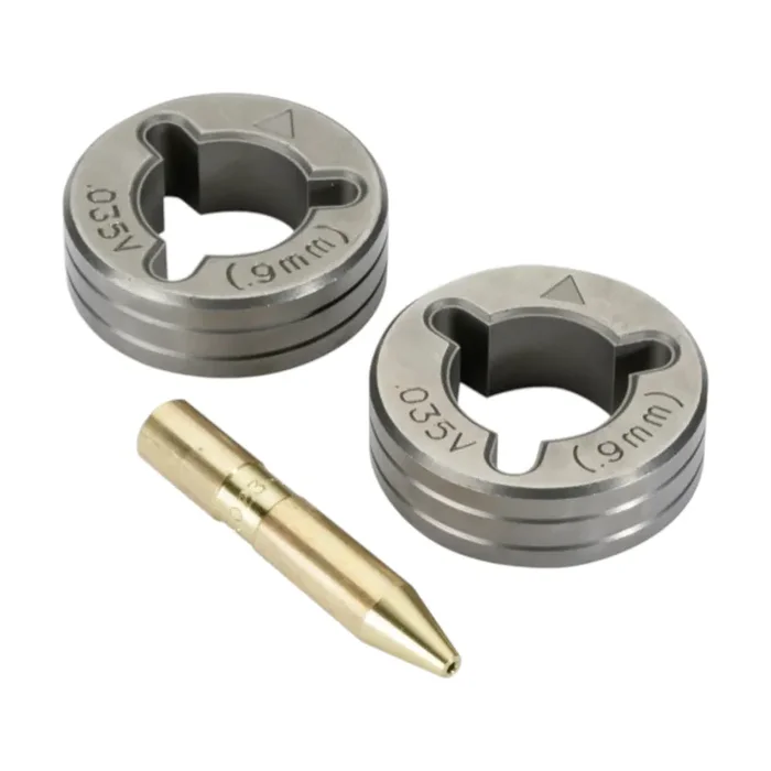 Miller-Style 2 Roll V-Groove Drive Roll Kit for Solid MIG Wire