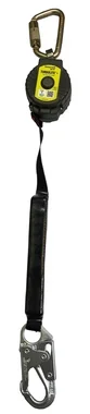 Miller TurboLite+ 6FT Class 1 Single-Leg SRL w/Steel Locking Rebar Hook Lifeline Connector – MTL-OHW1-02/6FT