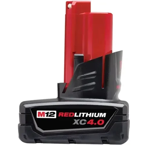 Milwaukee® M12XC RED 4ah lith-ion battery