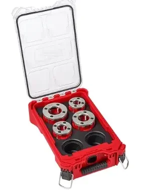 Milwaukee 1/2-1 1/4″ Pipe Threading Die Head Packout Kit