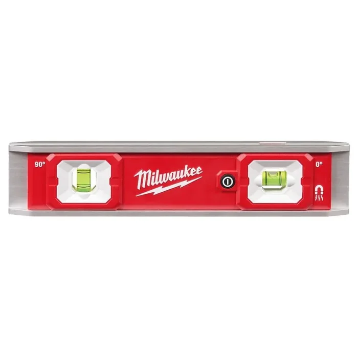 MILWAUKEE 9″ Torpedo Level w/ Lighted Vials