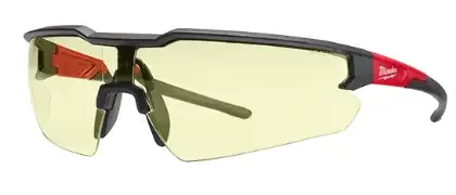 MILWAUKEE GLASSES YELLOW W/ANTI-SCRATCH LENS