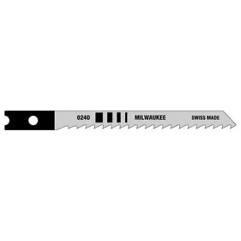 Milwaukee® 8T 3-1/8L HSS Jig saw blade 5pk