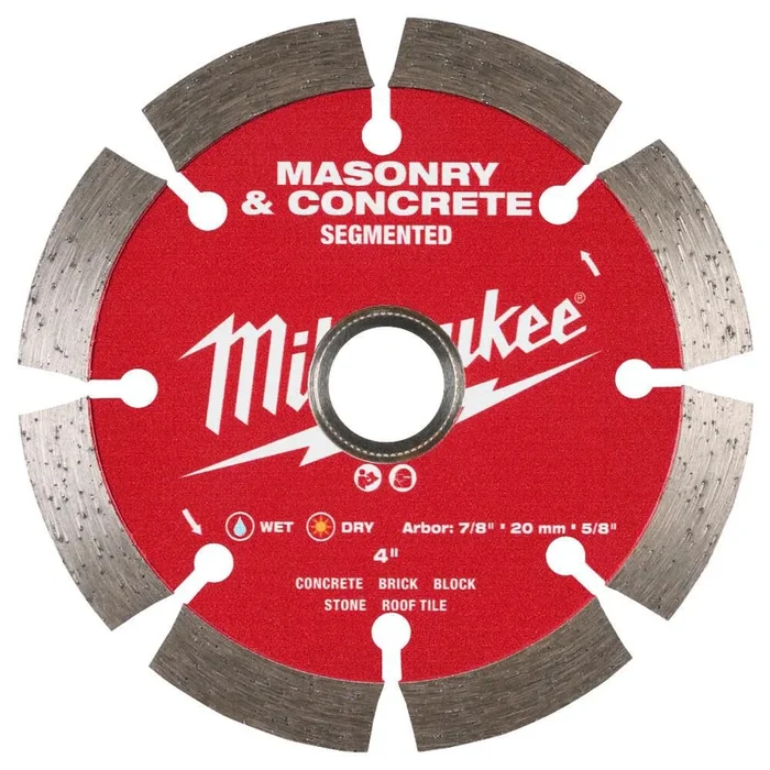 MILWAUKEE Segmented Masonry & Concrete Blades