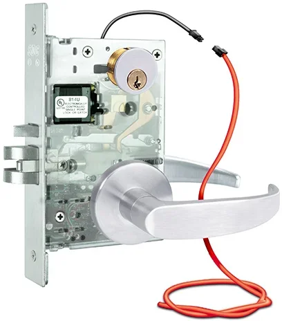 MLR Motorized Electrified Mortise Lock Body Only – Fail Secure 24VDC Right Hand
