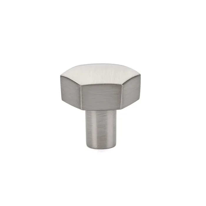 Mod Hex 1-1/8″ Cabinet Knob Satin Nickel Finish by Emtek
