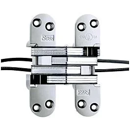 Model 220PT Bright Chrome Power Transfer Invisible Hinge