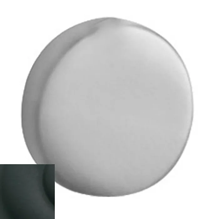 Modern Screw Cover Satin Black Finish by Baldwin Estate