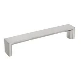 Modern Style 5-1/16″ (128mm) Hole Center, Overall Length 5-1/2″, Satin Nickel Cabinet Hardware Pull / Handle