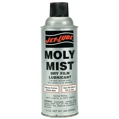 Moly-Mist Dry Film Lubricant, 12 oz Aerosol Can