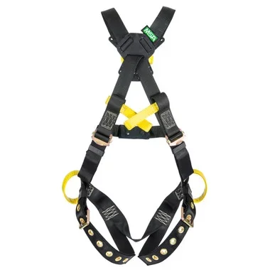 MSA Workman Arc Flash Crossover Harness w/Back & Side Web Loops – Tongue Buckle leg straps – BELAY LOOPS – Standard (STD) – 10162686