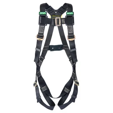 MSA Workman Arc Flash Vest-Style Harness w/Back Web Loop – Qwik-Fit leg straps – X-Large (XLG) – 10152649