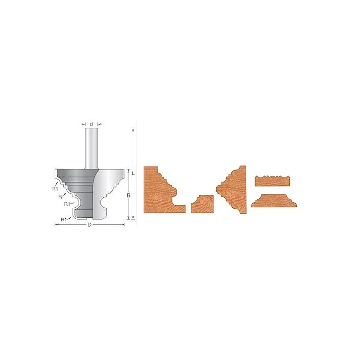 MULTI-PROFILE BIT 1/2 SHANK