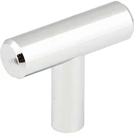 Naples Style Cabinet Hardware Knob, Polished Chrome 1-9/16 Inch Length