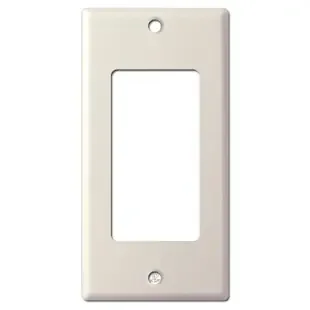 Narrow 2.25″ Decora Rocker Outlet Wall Plates – Light Almond