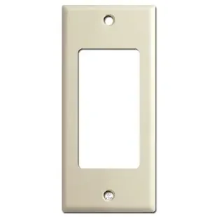 Narrow 2″ GFI Decora Rocker Light Switchplate Covers – Ivory