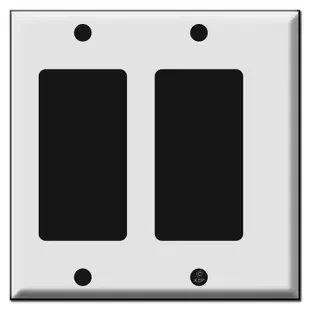 Narrow 2 Decora Rocker Light Switch Plate Covers