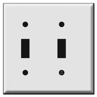 Narrow 2 Toggle Light Switch Wall Plates