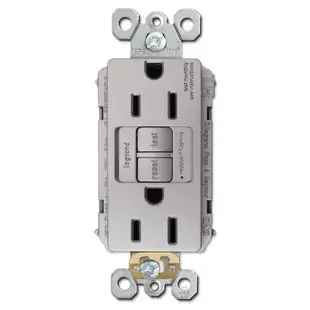 Nickel GFCI Outlet Tamper Resistant 15A