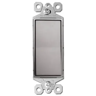 Nickel Switch 4-Way Decor Rocker