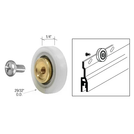 Nylon Ball Bearing Roller – C.R. Laurence