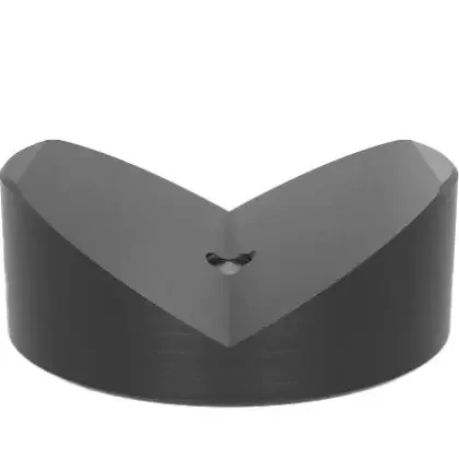 Ø 80mm / 120° Prism with Screwed-In Collar (Burnished/Nitrided)