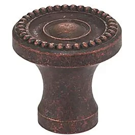 Omnia Legacy 1-1/4″ (32mm) Diameter Vintage Copper Cabinet Hardware Knob