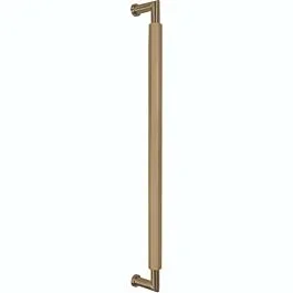 Omnia Ultima III Hexagonal Pull 10″ (254 mm) Center Holes 10-7/16″ (265mm) Length, Lacquered Satin Brass
