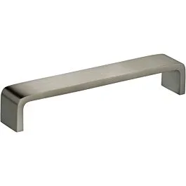 Omnia Ultima Solid Brass 5-3/4″ (146mm) Hole Centers 6″ (152mm) Length Wide Handle, Lacquered Satin Nickel Plated