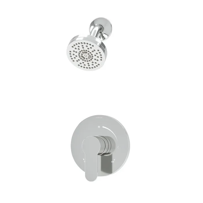 One Handle Single Function Shower Faucet in Polished Chrome – Trim Only by HMW