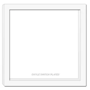 Oversized 1/4″ Gap Filler Depth Ring Wall Plate Extender – 2 Gang