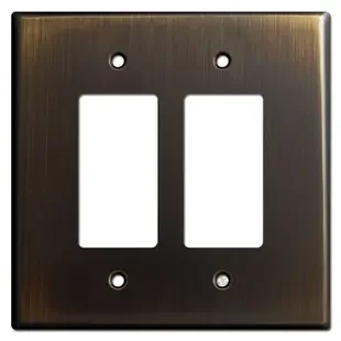 Oversized 2 Rocker Wall Plate – Oil Rubbed Bronze