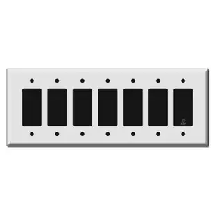Oversized 7 Gang Decora Switch Plate
