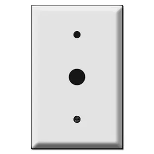 Oversized Phone Cable Switch Plate Covers with 5/8‘‘ Opening