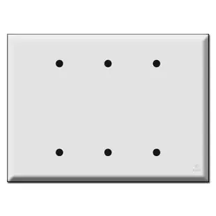 Oversized Triple or 3 Blank Switch Plates