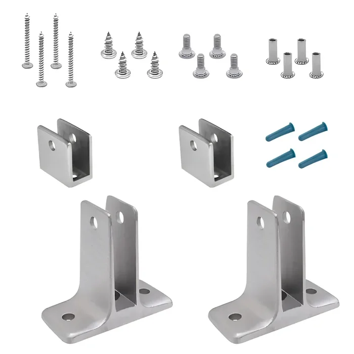 Panel Pack 1/2″ Two Ear 6lp Stainless – Jacknob Toilet Partition Hardware
