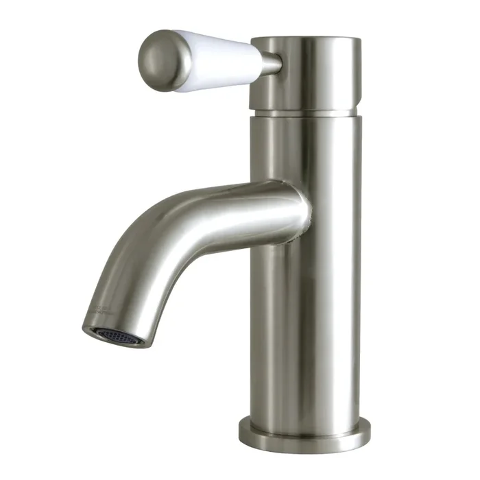 Paris One-Handle Single-Hole Bathroom Faucet – Brushed Nickel | Kingston Brass