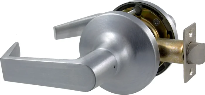 Passage Augusta Lever Lock – Grade 1 Satin Chrome | Accentra