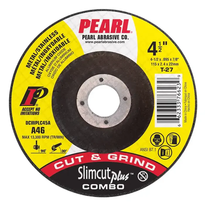 Pearl SlimCut™ Plus Cut and Grind Combo Disc – 0.095″ Thick