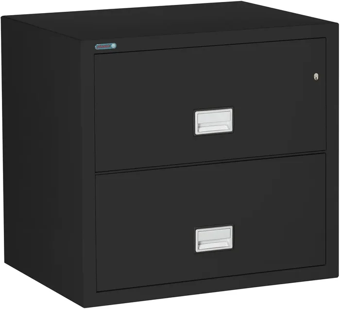 Phoenix LAT2W31 Lateral 31 inch 2-Drawer Fireproof File Cabinet with Water Seal
