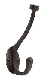 Pilltop Oil-Rubbed Bronze Coat and Hat Hook