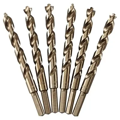 Pilot Point Gold Ferrous Oxide Drill Bit, 1/2 in dia, 6 in Long