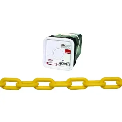 Plastic Chain, Trade Size 8, Decorative Non-Load Bearing, Yellow
