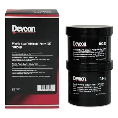 Plastic Steel 5 Minute Putty (SF) Kit, 1 lb