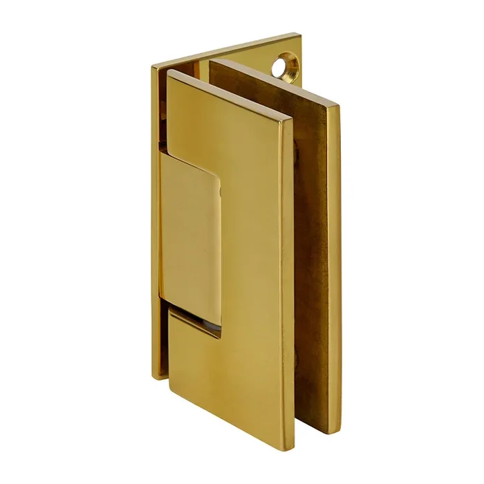 Polished Brass Vienna 044 Series Wall Mount Offset Back Plate Hinge by C.R. Laurence