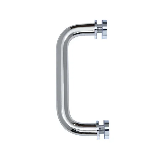 Polished Chrome 6″ Single-Sided Solid Brass Pull Handle – C.R. Laurence